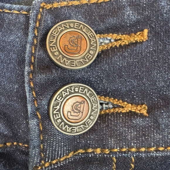 Enjean Denim Co. Dark Skinny Cotton Blend Jeans; Size 15 (Juniors) - Picture 4 of 12